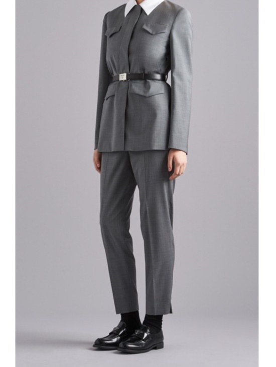 Prada Pants - NWT Prada Virgin Wool Tapered Suit Trouser Pant - Size 50 / XXL